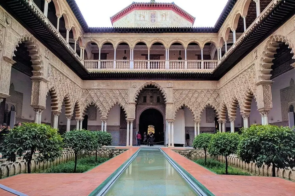 Internal courtyard of the Royal Alcázar